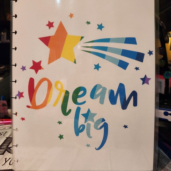 Handmade Double Sided Cover for BIG Happy Planner - Picture 10 of 12